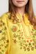 Вишита блуза для дівчинки Yellow UKR-0311, 152, льон