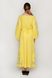 Жіноча вишита сукня Yellow UKR-4196, XXL, льон