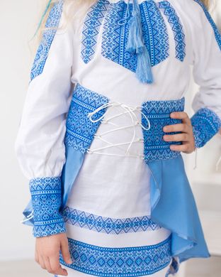 Традиционный костюм для девочки "Украиночка" (mrg-ksd091-8888), 98, хлопок; габардин