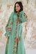 Вишите жіноче зелене плаття Ранкові роси (PL-042-085-L), 42