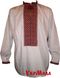 Вышитая сорочка мужская Покутская - ручная вышивка (GNM-00003), 42, бавовна