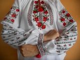 Яскрава вишиванка із домотканого полотна з прекрасним квітковим візерунком для жінок (GNM-01620), 40, поплін