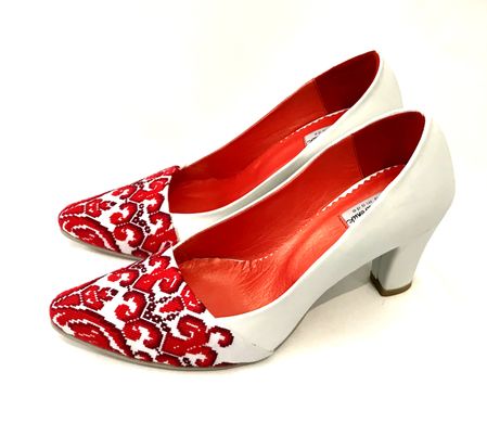 Красивые женские туфли-лодочки "Свадебные" (AM-1070), 36