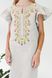Жіноча вишита сукня Gray UKR-4185, 48, льон