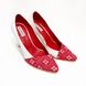Красиві жіночі туфлі-лодочки "Весільні" (AM-1070), 36