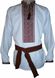 Вишита сорочка чоловіча Косівська - ручна вишивка (GNM-00214), 42, бавовна