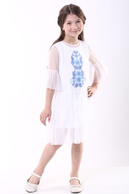 Вышитое платье для девочки "Ромашкове" (PLd-117-083-Tr), 110