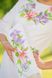 Граціозна біла сукня з вишивкою "Лілея" із тканини "Онікс" для жінок (PL-022-018-О), 42