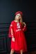 Вышитое красное платье Фея для девочки (OS-0238), 3 года, габардин
