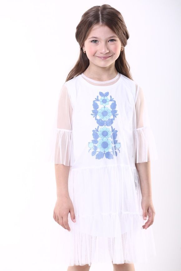 Вишите плаття для дівчинки "Ромашкове" (PLd-117-083-Tr), 110