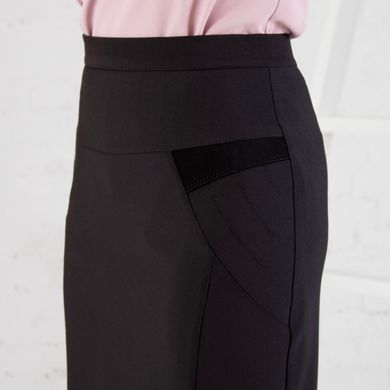 Женская черная юбка Есения (SZ-0335), 52