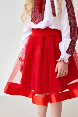 Традиційний костюм для дівчинки "Волинянка" (mrg-ksd092-8888), 98, поплін; габардин