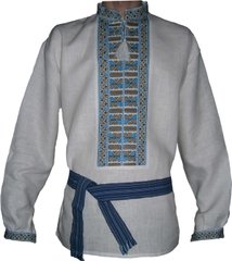 Вышитая сорочка мужская оригинальная - Полуботок (00222), 42, бавовна