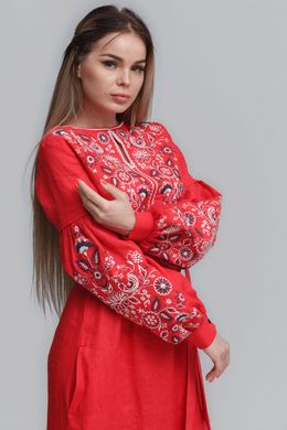 Жіноча вишита сукня Red UKR-4182, 54