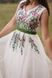 Вишита літня сукня з квітами для жінок (D-092-01), 40, тіар
