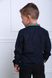 Вышиванка для мальчика темно-синяя Грация (SRd-451-152-L), 110, лен